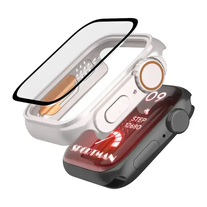 Tech-Protect Defense360 case for Apple Watch 7 | 8 | 9 (45 mm) - titanium orange Foto 2