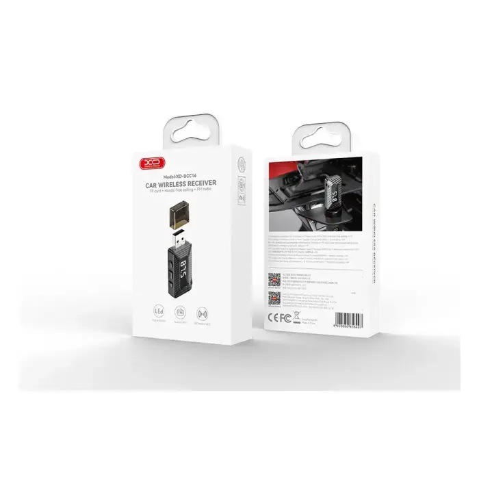 XO transmiter FM BCC16 Bluetooth MP3 black Photo