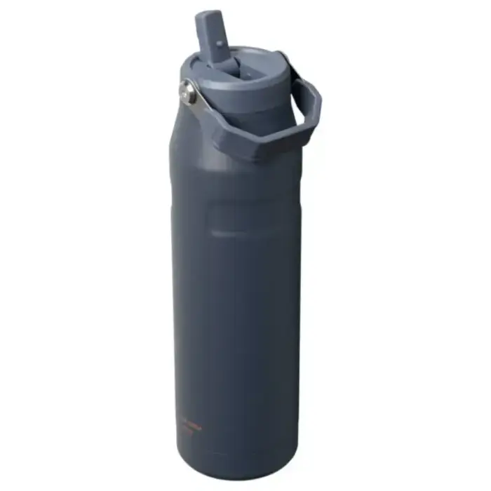 Termopudele ar salmiņu The IceFlow Bottle Flip Straw 2.0 1,06L pelēka Foto 2