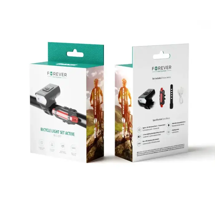 Bicycle light set Active BLG-200 Forever Outdoor Photo