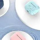 Case for AirPods 2 / AirPods 1 silicone soft cover for headphones blue (case C) Фото num