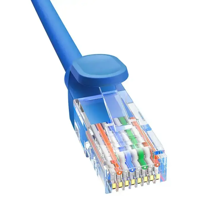 Round Cable Baseus Ethernet RJ45, Cat.6, 0,5m (blue) Photo