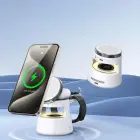 DUZZONA W23 5-in-1 Magnetic Wireless Charging Station with Bluetooth Speaker Фото num