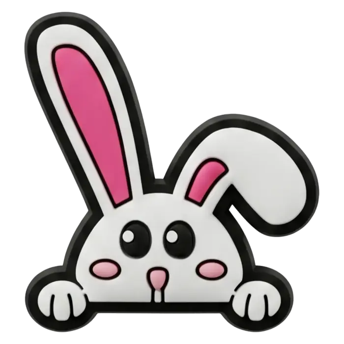 3D Sticker Bunny 5pcs set Фото num