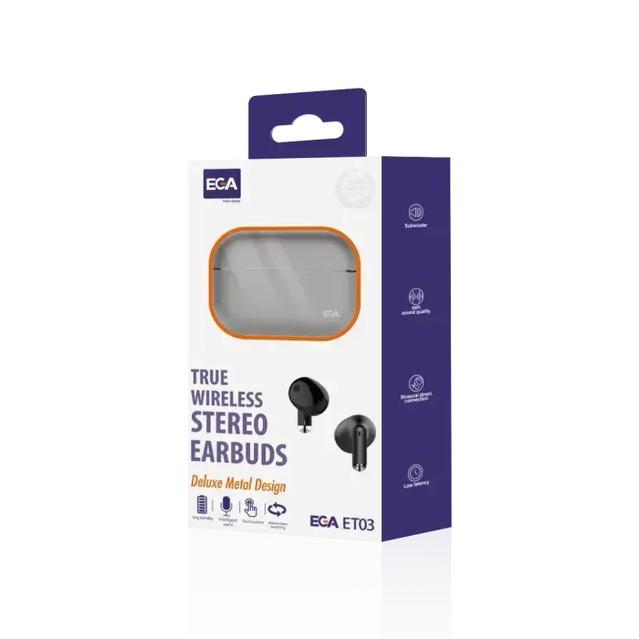 EGA ET03 wireless headsets TWS black Photo