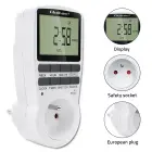 Qoltec Electronic Timer PC0628 | 3680W | 16A | LCD Фото num