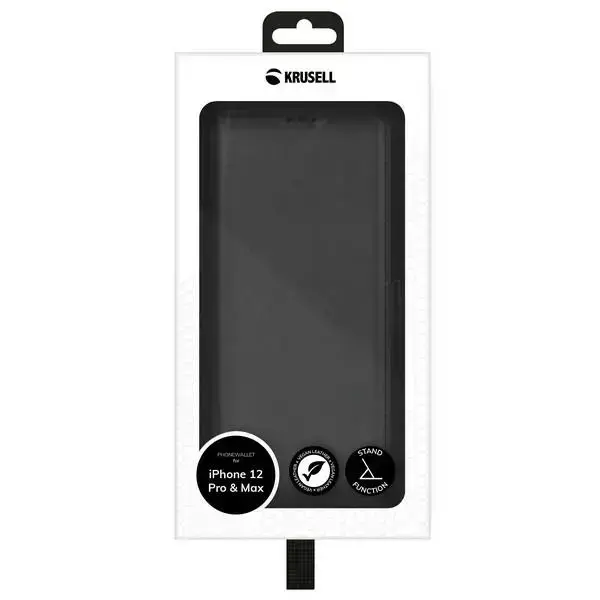 Krusell PhoneWalet iPhone 12|12 Pro 6,1" czarny|black 62158 Photo