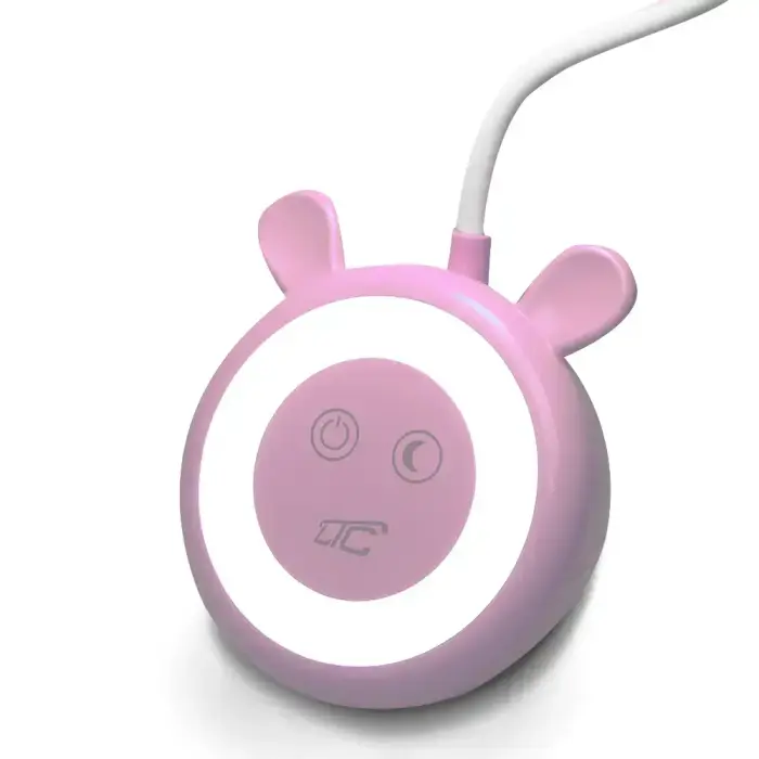LED Teddy bear desk Lamp 3W, 3000/4500/6000K, adjustable, 1200mAh, pink,  LTC Foto 3