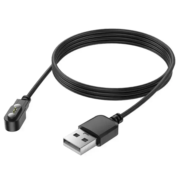 Charging cable for smartwatch Hoco 0,6 m Y26 / Y27 black Фото num