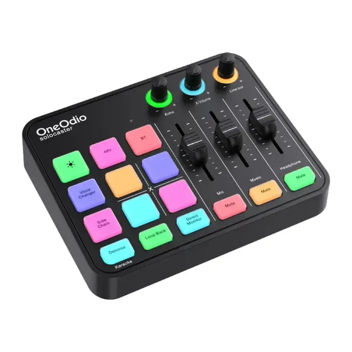 OneOdio Solocaster Audio Mixer and Sound Card Foto 4