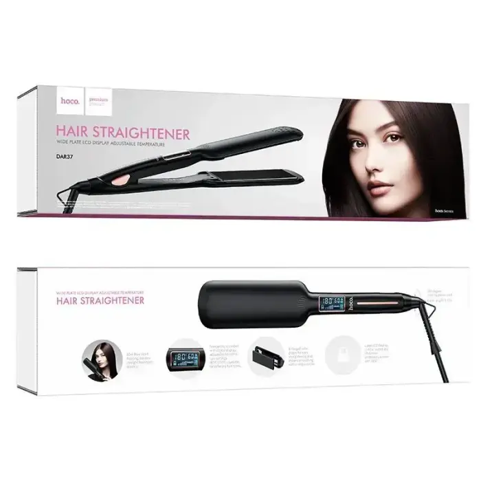 Hair straightener Hoco DAR37 black Foto 6