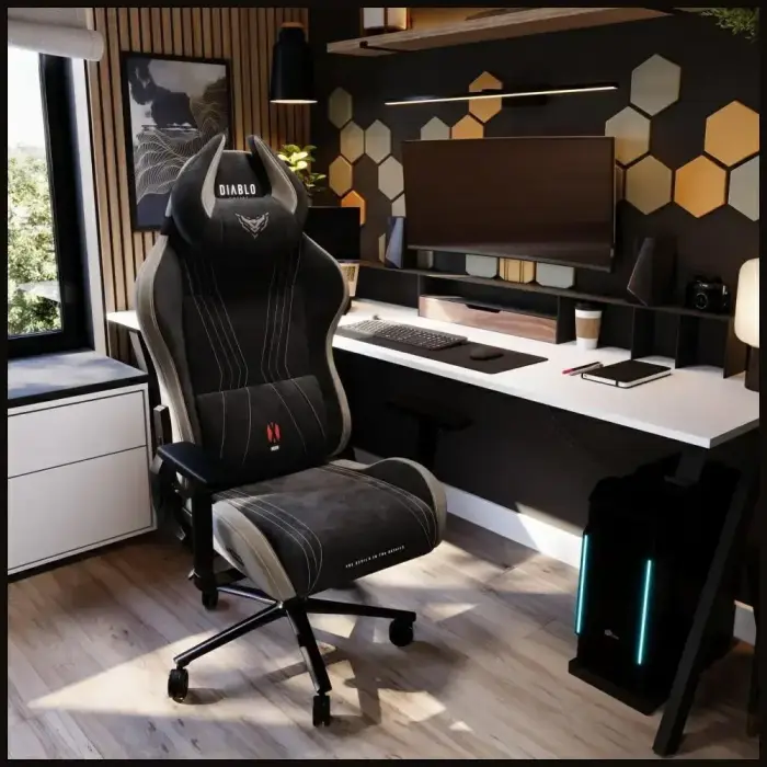 Gaming chair Diablo Chairs X-Horn 2.0 Normal Size black/camel Foto 6