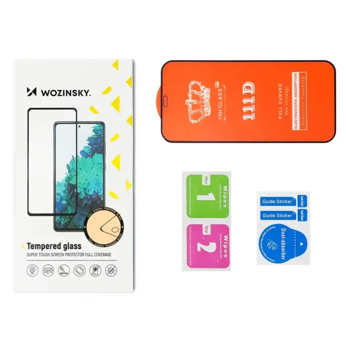 Wozinsky Full Glue Tempered Glass Motorola Moto G Stylus 2022 9H Full Screen Tempered Glass with Black Frame Photo
