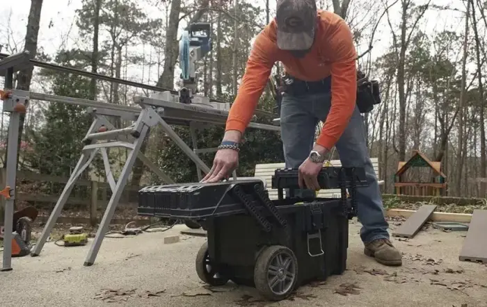 Instrumentu kaste uz riteņiem Cantilever Mobile Cart Job Box 64,6x37,3x41cm Foto 2