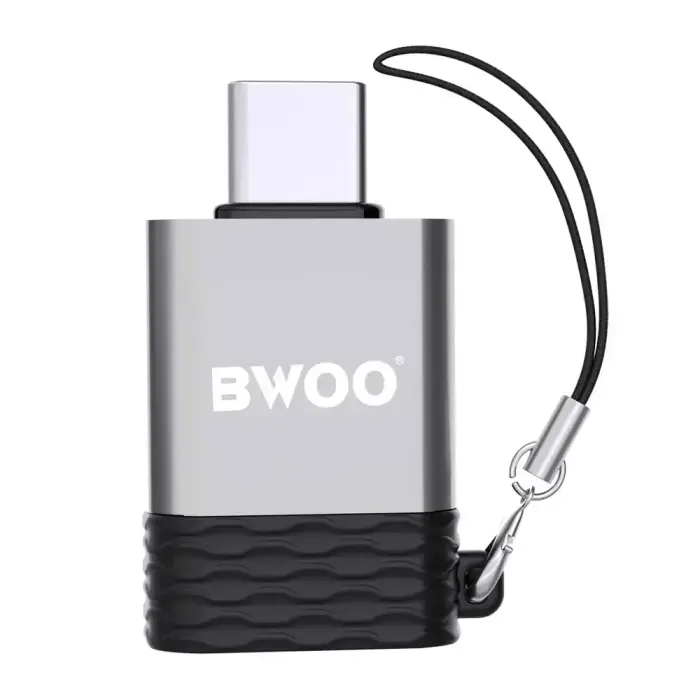 BWOO Adapter USB - USB-C Gray OTG BZ-35 Фото num