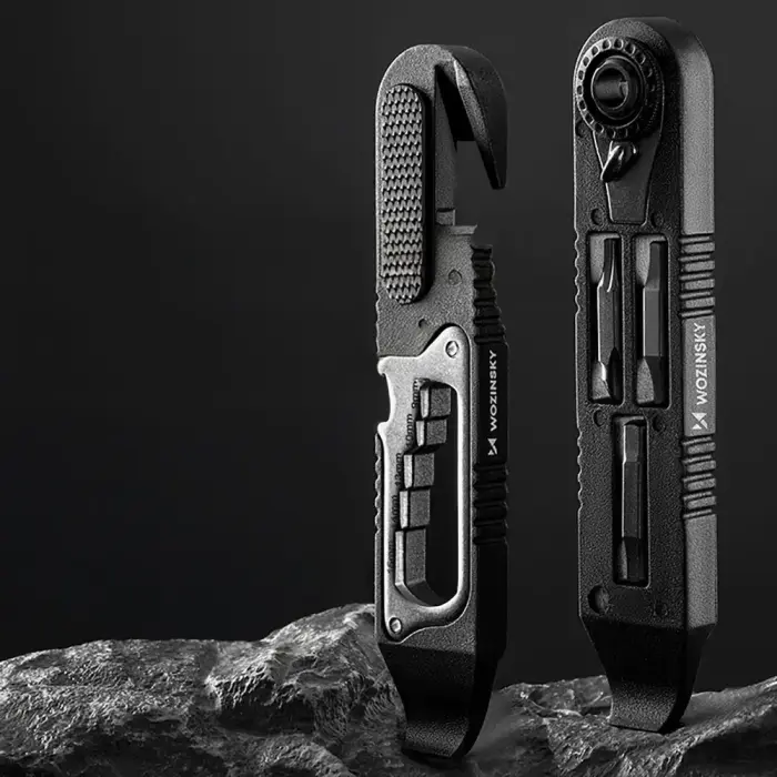 Wozinsky WZK-L2 14-in-1 Bicycle Tool Set, Multitool, Allen Keys, Tire Lever - Black Фото num