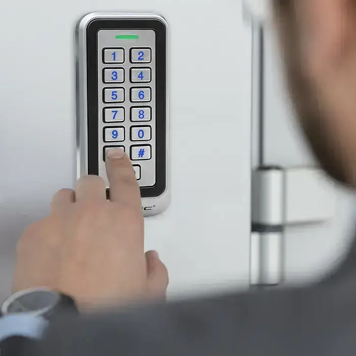 Qoltec Code lock TRITON  with RFID reader Code | Card | key fob | IP68 | EM Photo