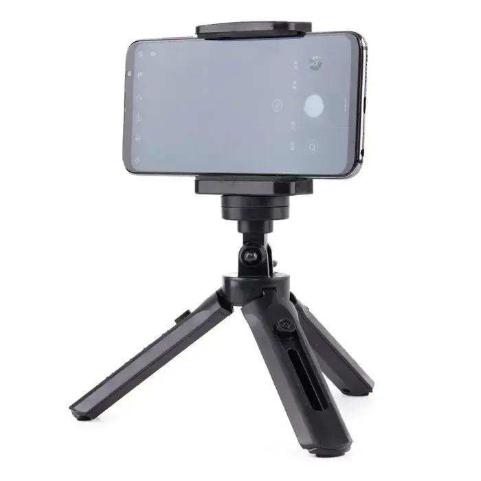 Мини-штатив с держателем телефона крепление selfie stick камеры GoPro держатель черный Фото num
