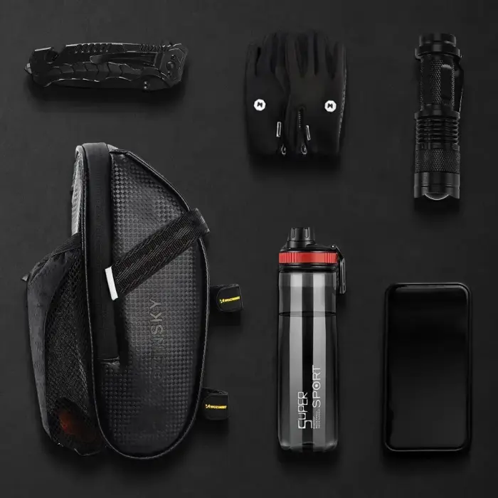 Wozinsky Bicycle Saddle Bag 1.5L Black (WBB20BK) Фото num