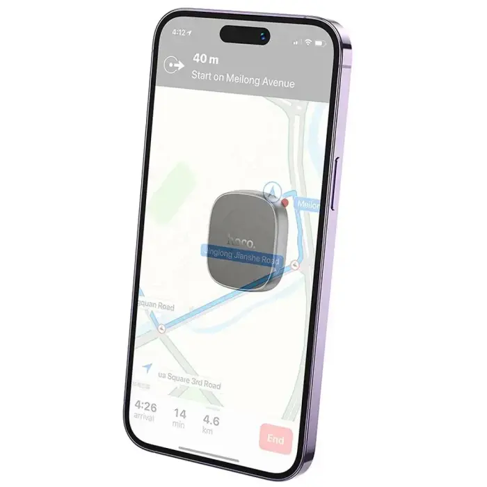 Magnetic car phone holder Hoco dashboard H52 gray Foto 3