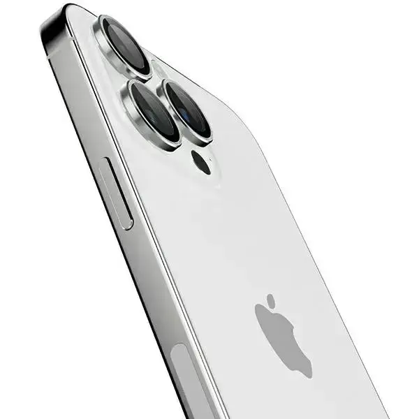 Spigen Optik.Tr Camera iPhone 14 Pro/14 Pro Max EZ FIT Lens 2szt./2pcs srebrny/silver AGL05599 Foto 6