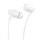 Borofone Earphones BM61 Wanderer with microphone white Фото num