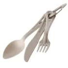 Tourist tableware and cutlery SET for 2 people. Foto 6