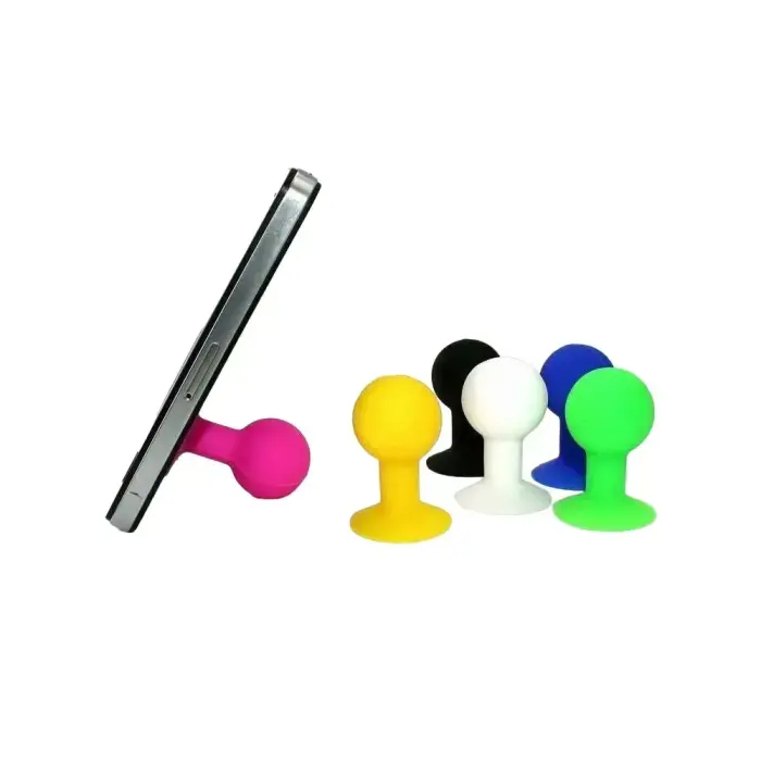 Phone holder with a round head - blue Photo
