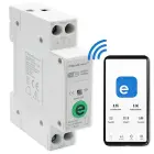 Qoltec Wi-fi DIN rail relay with electricity meter 63A| eWeLink by Sonoff | Wi-Fi | LED Фото num