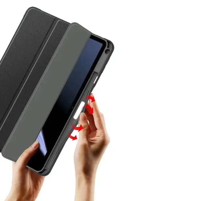 Dux Ducis Toby Armored Flip Smart Case for Oppo Pad with Stylus Holder Black Фото num