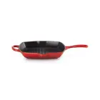 Le Creuset Čuguna grillpanna kvadrātveida 26x26cm sarkana Foto 1