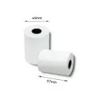 Qoltec Thermal roll 57 x 20 | 55g / m2 | 10 pcs. | BPA free Foto 3