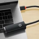 Baseus Lite Series Ethernet Adapter USB-A to RJ45 LAN Port (100Mbps) Black Foto 4