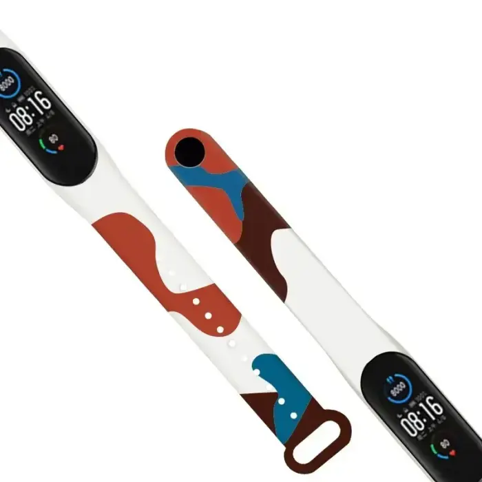 Strap Moro band for Xiaomi Mi Band 5 / 6 silicone strap watch bracelet pattern 8 Фото num