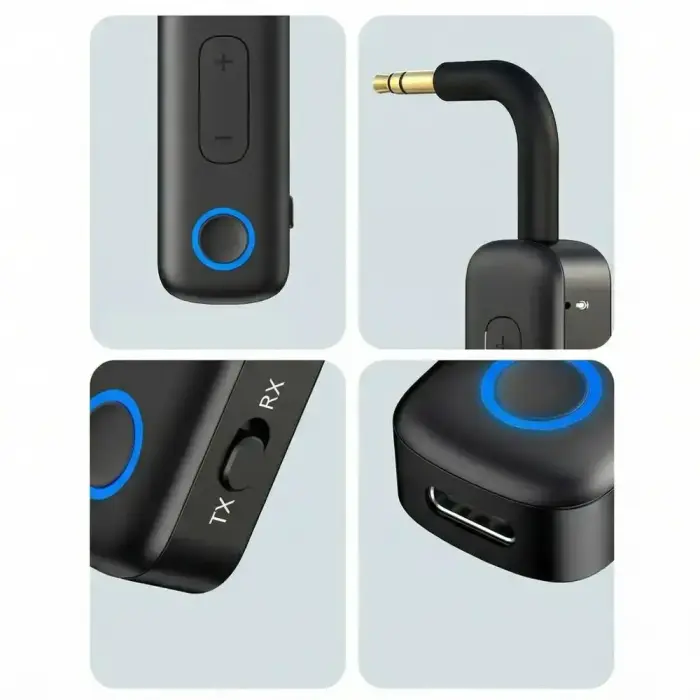 TECH-PROTECT ULTRABOOST AU02 AUDIO ADAPTER AUX BLUETOOTH 5.4 BLACK Фото num