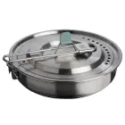 Camping cooking set Wildfare Core Fry Pan Cookset 0.94L blue-gray/dark gray Photo
