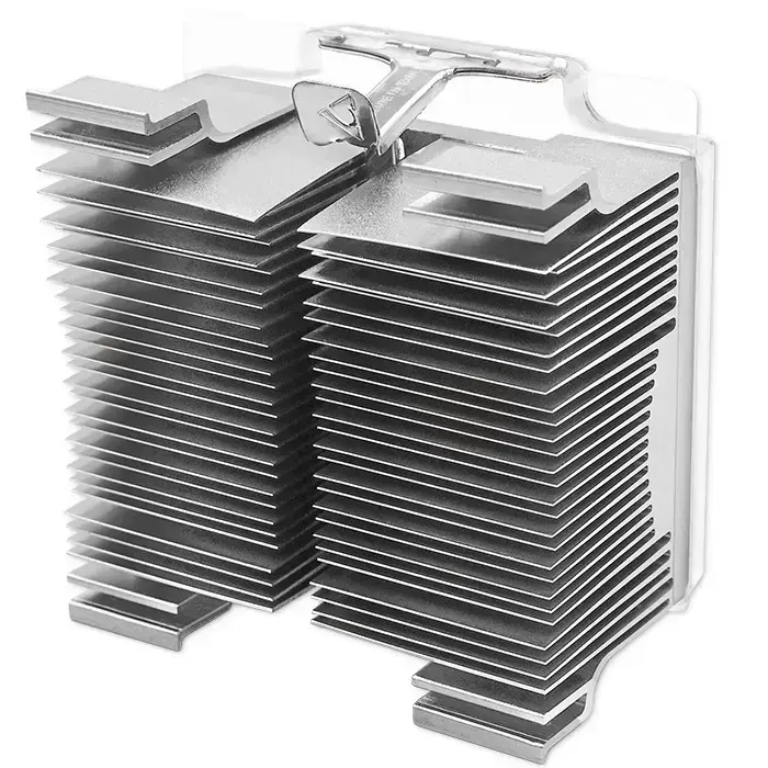 Universal extruded heatsink ribbed | aluminium Foto 4