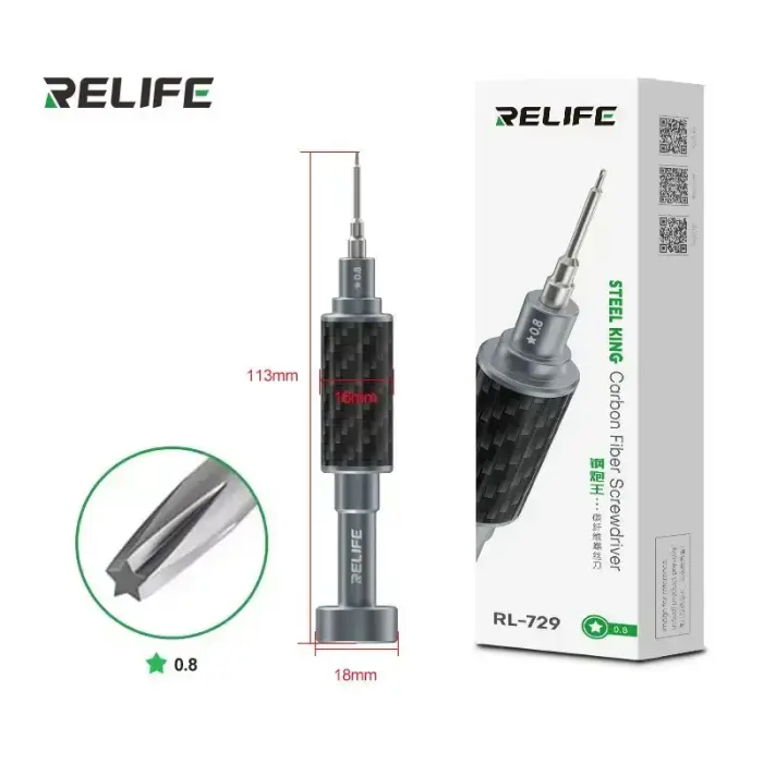 RL-729 Steel Cannon King Screwdriver *0,8 Foto 1