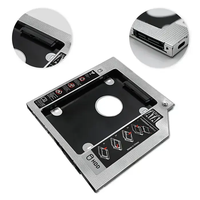 Qoltec HDD Caddy for laptop 2.5" HDD | 9.5 mm Фото num