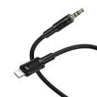 Borofone Cable AUX BL25 Nice - Lightning to jack 3,5mm - 1 metre black Photo