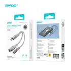 BWOO 2 in 1 Adapter Lightning / Type C to 3.5MM Jack BZ67 Фото num