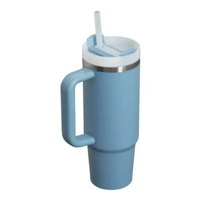 Termokrūze ar salmiņu The Quencher H2.O FlowState Tumbler 0.89L zilganvioleta Foto 2