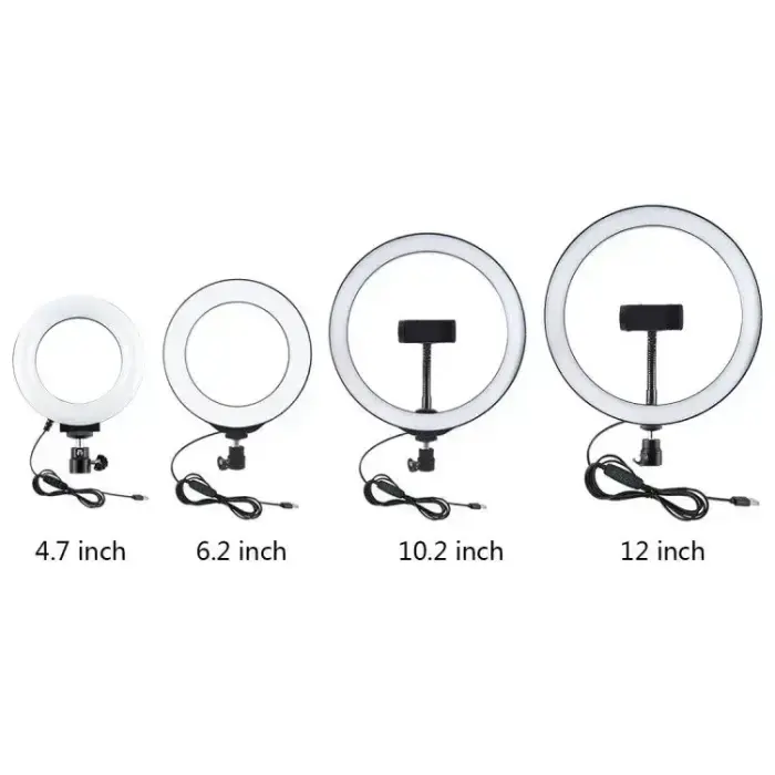 Ring LED lamp Puluz with adjustable base PU391 Photo