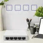 Qoltec Network SWITCH | 5 x RJ45 port | 1000Mbps | Fast Ethernet | LAN Photo