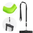 WWaterproof bag for mobile phone with plastic closing AIRBAG green Foto 2