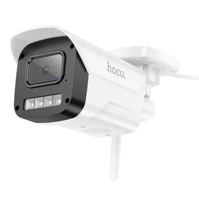 Outdoor camera Hoco gun-type 3MP Full HD Wi-Fi D4 white Photo