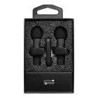 Wireless lavalier microphone Lightning double with long hair (2 in set) K1 black Photo