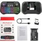 Fusion Rainbow compact wireless keyboard with touchpad and colorful backlit for Android | iOS | TV | PC  Photo
