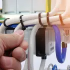 Qoltec Self-locking cable tie | 4.8*160 mm | 100 pcs. | Nylon66 | UV | White Photo