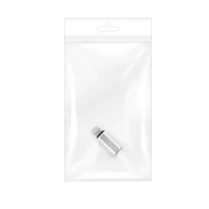 Adapter Type C (female) to Lightning (male) silver Photo